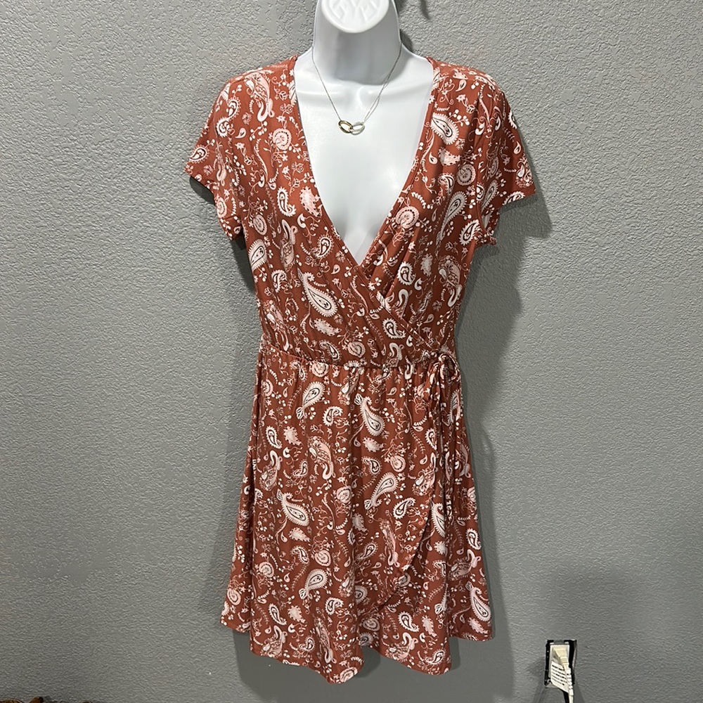 NWT Derek Heart faux wrap dress